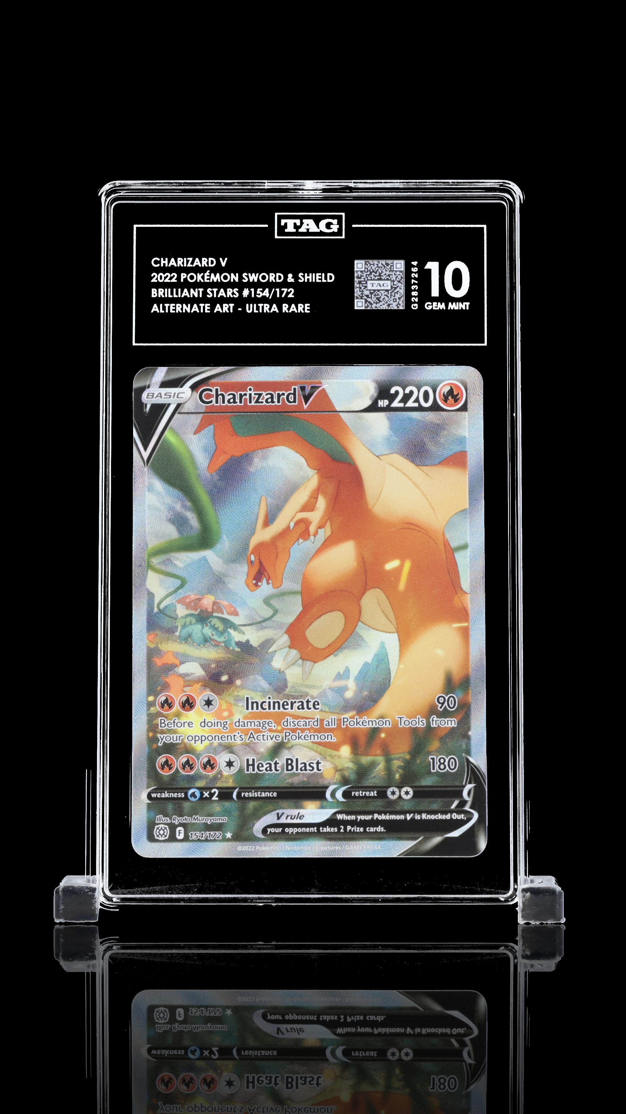 pokemon card 154 172 Pokmon Charizard V 154/172 Full Art  DMG  Top Loaded - Games - Sacramento, California | Facebook Marketplace As one of the most recognized and beloved characters in the entire franchise CHARIZARD V Alt Art 154/172